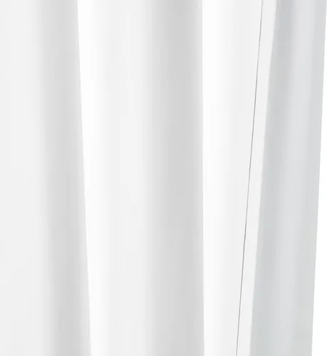 Vista 4 de Amazon Basics Cortina de ventana opaca bloqueadora de luz para oscurecer la habitación con 2 paneles con ojales, para sala de estar y dormitorio, 52