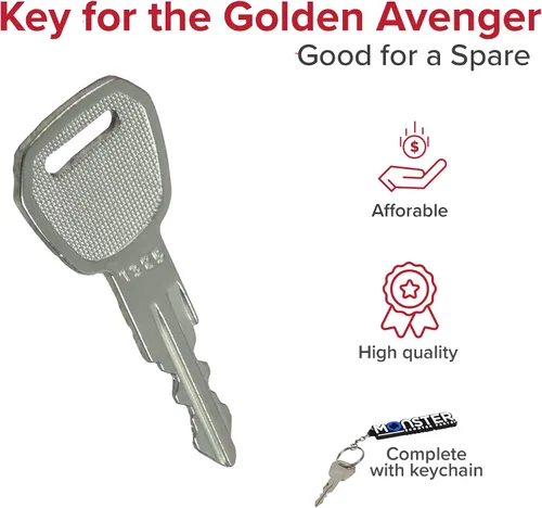Vista 2 de AlveyTech Llave de arranque – Compatible con Golden Avenger GA531/GA541 Scooter eléctrico de movilidad para adultos/personas mayores, batería de 3
