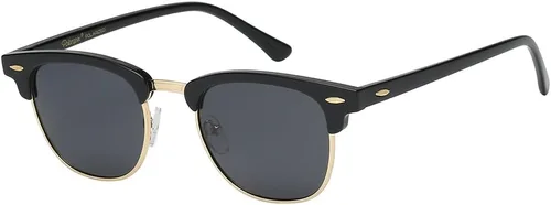 Vista 3 de PolarSpex Gafas de sol polarizadas unisex retro clásicas con estilo Malcom medio marco
