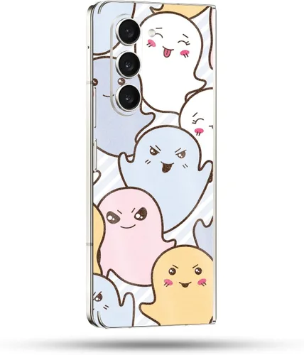 Vista 76 de MightySkins Skin compatible con Samsung Galaxy Z Fold 5 - Puppy Fall Funda protectora de vinilo duradera y única Fácil de aplicar, quitar