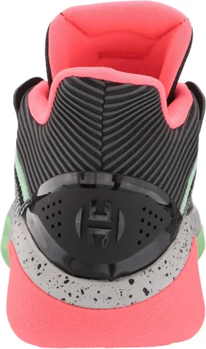Vista 3 de adidas Tenis de baloncesto unisex Harden Stepback para adultos, NegroGrisMenta Glory, 5