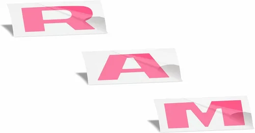 Vista 14 de Reflective Concepts -Calcomanía superpuesta de emblema de rejilla RAM, estilo de bandera americana