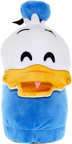 Vista 230 de Happy Feet - Pantuflas con licencia oficial de Disney y Pixar, pantuflas figurales para hombres, mujeres, niños, como se ve en Shark Tank