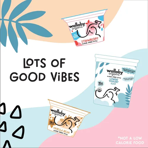 Vista 6 de Wallaby Organic Yogur de leche entera griega australiana, liso, 32 onzas, orgánico USDA
