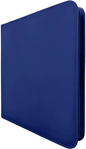Vista 4 de Ultra PRO - Vivid PRO-Binder con cremallera de 12 bolsillos (azul) - Protege y almacena tus valiosas tarjetas de juego, tarjetas deportivas