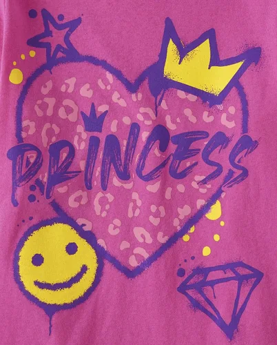 Vista 2 de The Children's Place Camiseta estampada de manga corta para niña