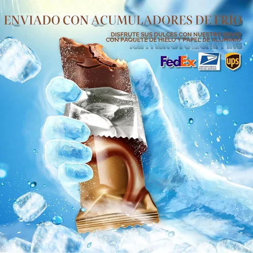 Vista 7 de Obleas para derretir chocolate con leche, bolsa de 2 libras