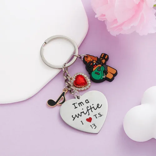Vista 2 de KUSERON TS Merch Keychain Gifts For Fans Women Girls