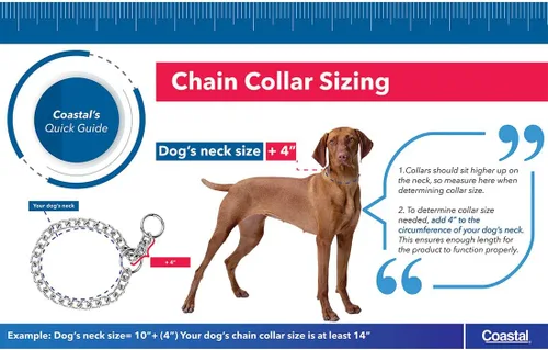 Vista 2 de Herm Sprenger Collar de perro estrangulador de cadena de acero de 20 pulgadas con 0.118 in. eslabones pesados
