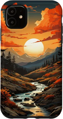Vista 8 de Great Smoky Mountains - Mountain Scene Mountain Theme Nature Case for iPhone 17