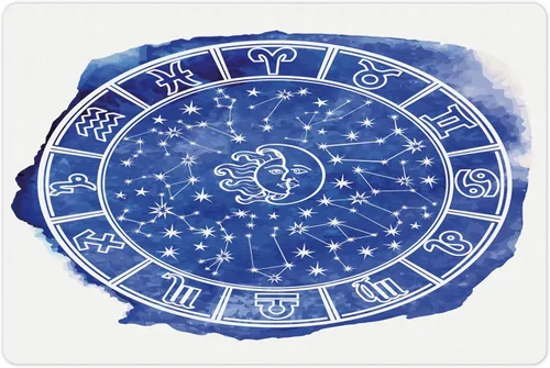 Vista 35 de Lunarable Tapete femenino para mascotas para alimentos y agua, diseño en el palacio de los dibujos animados para baño, armario de baño, tapete