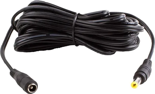 Vista 5 de Cable de extensión de enchufe de CC de 0.217 in x 0.083 in, cable resistente de 16 AWG para tira de luz LED de 5 V, 12 V, 24 V, sistema