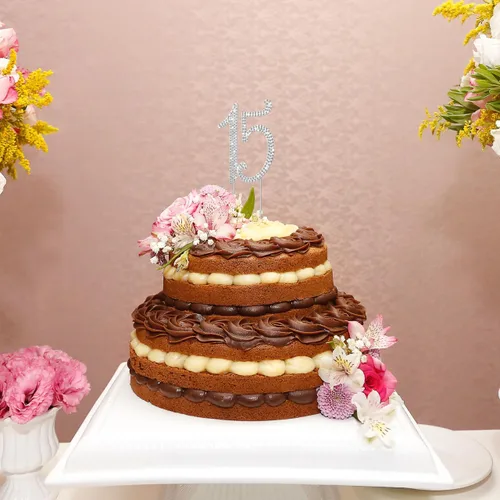 Vista 9 de ABOOFAN - Decoración para tarta de cumpleaños número 15, con diamantes de imitación plateados número 15, suministros de fiesta de aniversario