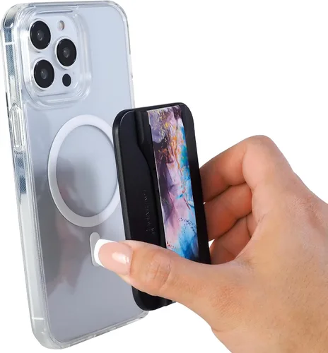 Vista 48 de LoveHandle PRO Compatible con MagSafe Agarre Magnético para Teléfono con Soporte - Montar, Correa y Soporte para Smartphone y Tableta - Anillo