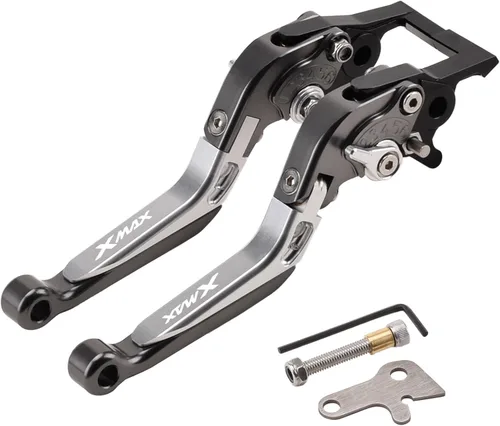 Vista 11 de Palanca de freno de embrague plegable ajustable para Xmax 125 250 300 400 XMAX250 XMAX300 2018 2023 (color : 7)
