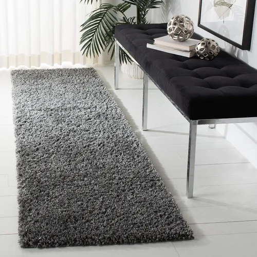 Vista 18 de SAFAVIEH Colección August Shag - Alfombra de área de 6 x 9 pies, color lila, diseño sólido, no desprende pelusa y de fácil cuidado, grosor de 1.2