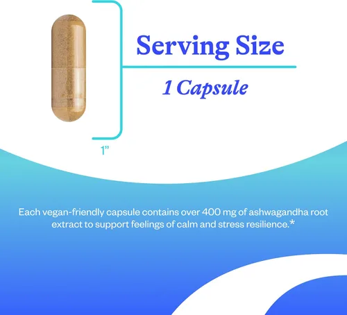 Vista 3 de Seeking Health Ashwagandha - Suplemento de apoyo suprarrenal con potente fórmula de adaptógeno - Apoya la salud inmunológica y la concentración