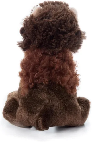 Vista 4 de The Petting Zoo Peluche de bisonte, regalos para niños, animales del zoológico Wild Onez Babiez, juguete de peluche de bisonte de 6 pulgadas
