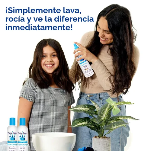 Vista 5 de Fairy Tales Tangle Tamer Super Charge - Acondicionador desenredante para niños, sin parabenos, sin sulfatos, sin gluten, sin nueces, 12 onzas