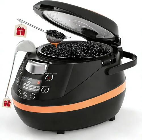 Vista 8 de WantJoin Boba Maker Machine - Máquina comercial Boba Cooker comercial Boba Pearl Maker para té de burbujas, té con leche, olla Boba para perlas