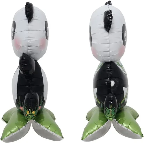 Vista 5 de Selfstand Globos de Papel de Aluminio 3D de Animales Zorro Koala León Elefante Panda Vaca Conejo Dinosaurio Triceratops, Estegosaurio, Pelota