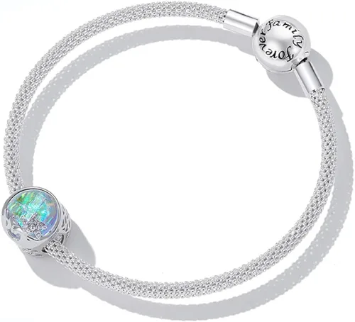 Vista 3 de ARTCHARM Blue Dream - Abalorios submarinos para playa, cuentas de perlas para pulsera original, collar de bricolaje