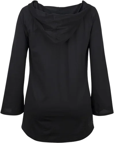Vista 2 de UV SKINZ Cubierta de playa UPF 50+ con capucha para mujer, tela bloqueadora solar
