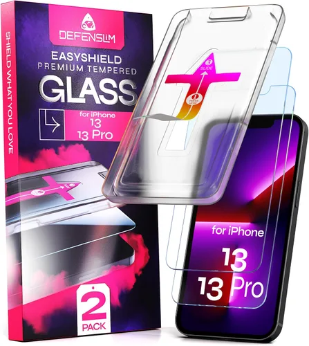 Vista 30 de Defenslim Protector de pantalla para iPhone XS Max (paquete de 2), kit de instalación de fácil alineación automática, vidrio templado de 6.5