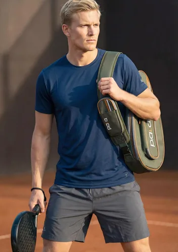 Vista 8 de Juego de raquetas de pádel con bolsa, incluye raqueta de pádel de alto rendimiento y bolsa elegante, ideal para principiantes y jugadores avanzados