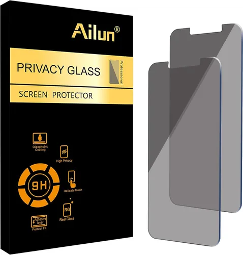 Vista 20 de Ailun - Protector de pantalla de privacidad para iPhone 11 Pro Max/iPhone XS Max [6,5 pulgadas], 2 unidades, antiespía, apto para usar con funda