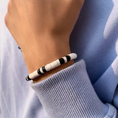 Vista 7 de Pulsera de cruz para mujer, pulsera de cristal, bautismo, primera confirmación, comunión, regalos religiosos