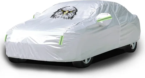 Vista 10 de Nilight Funda impermeable para automóvil SUV para todo tipo de clima, protección UV, resistente al viento, para exteriores, cubierta completa