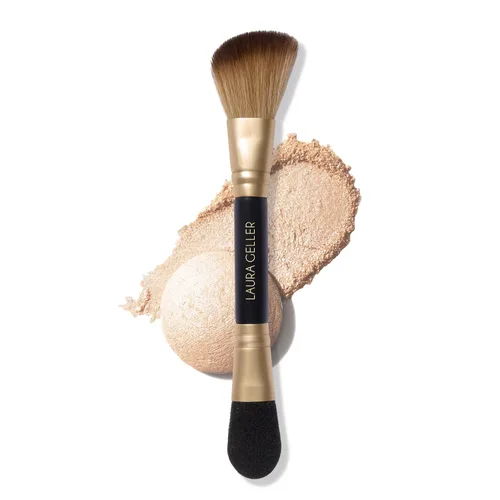 Vista 15 de LAURA GELLER NEW YORK - Brocha retráctil con mango de aluminio Kabuki, para todo el maquillaje facial y base para maquillaje facial líquido, crema