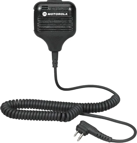 Vista 5 de Motorola Solutions RMV2080 Paquete de 2 con micrófonos de altavoz Radio bidireccional analógica 8 canales VHF 150.8-162