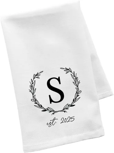 Vista 17 de Andaz Press Toalla de Cocina Personalizada, Toalla de Té de Saco de Harina, La Mejor Mamá de Todos los Tiempos Nombres Personalizados de Niños