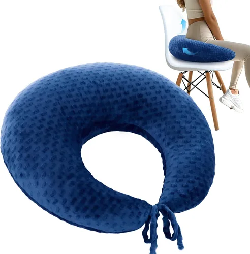Vista 9 de Almohada BBL Después de la Cirugía para Dormir Sentado, Cojín Donut para Hemorroides, Cojín de Apoyo para Caderas, Almohada BBL de Algodón