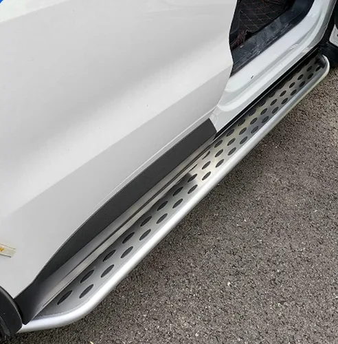 Vista 3 de FANTE 2 estribos laterales Nerf Bars protectores de aluminio para Mercedez Benz GLB 2020-2022