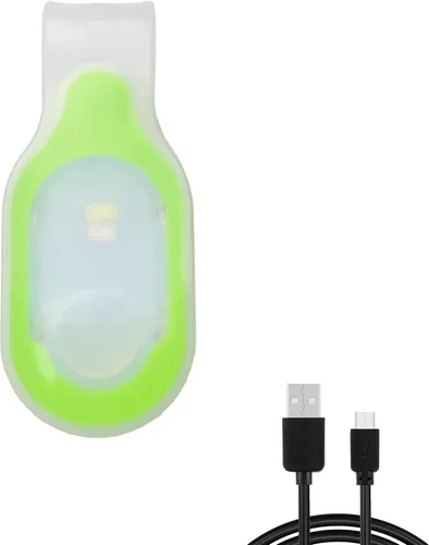 Vista 8 de Linterna de emergencia ligera para enfermera, manos libres, linternas LED con clip, adecuada para caminar, correr, mascotas, actividades al aire Azul