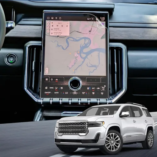 Vista 10 de YEE PIN 2017 2018 2019 GMC Acadia Protector de pantalla de 7 pulgadas