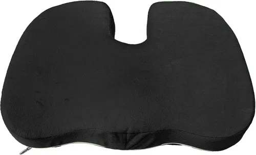 Vista 2 de Bookishbunny Silla de oficina ortopédica de espuma viscoelástica para coxis y almohadilla para asiento de automóvil, cojín cómodo para el dolor
