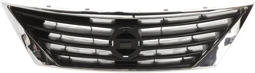 Vista 58 de Garage-Pro Conjunto de Parrilla Frontal para Nissan Frontier 1998-2000, Cáscara Cromada, Inserción Negra, Accesorios Nissan Frontier, NI1200183