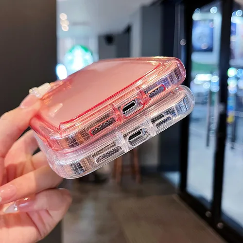 Vista 7 de Funda transparente, compatible con iPhone 13 Pro Max, funda protectora de silicona, delgada, a prueba de golpes, flexible, para mujeres y niñas