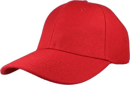 Vista 2 de Gorras de béisbol con correa trasera ajustable, lisas, negras, 12