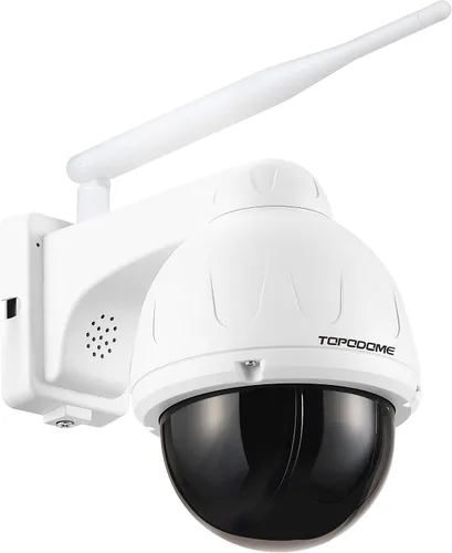 Vista 10 de Cámara de seguridad PTZ de 5 MP con seguimiento de movimiento al aire libre, reflector de vigilancia IP, cámara RTSP inalámbrica WiFi