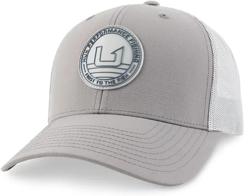 Vista 73 de HUK - Gorra de camionero de malla para hombre con cierre a presión Gorra de pesca antirreflectante