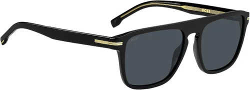 Vista 3 de Boss 1599/S NEGRO/AZUL 56/17/145 Gafas de sol para hombre