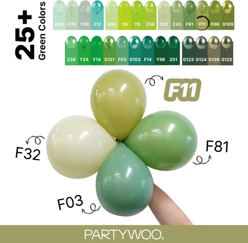Vista 92 de PartyWoo 50 globos de látex color piel albaricoque, globos de helio boho de Albaricoque-f05