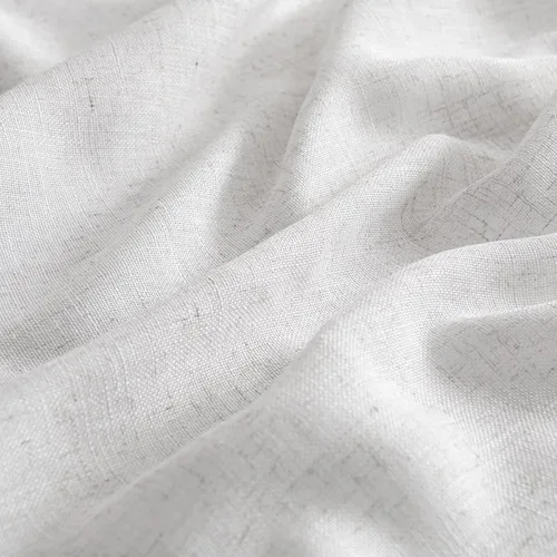 Vista 6 de MIULEE - Cortinas semitraslúcidas suaves y gruesas con textura de lino para cocina y ventana de baño, con trabilla trasera y bolsillo para Blanco