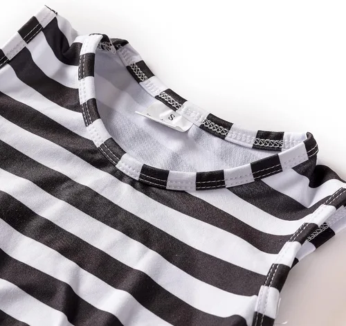 Vista 2 de Vestido de verano sin mangas con estampado de animales de vaca y vaca para niñas pequeñas, 1-7 años