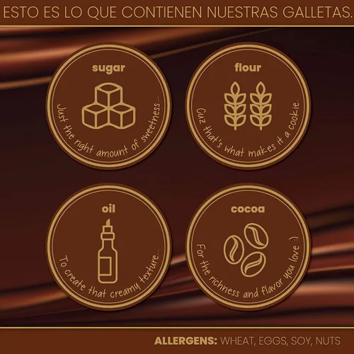 Vista 7 de Elegante sándwich de galleta cubierto de chocolate, caja de regalo, cinco sabores